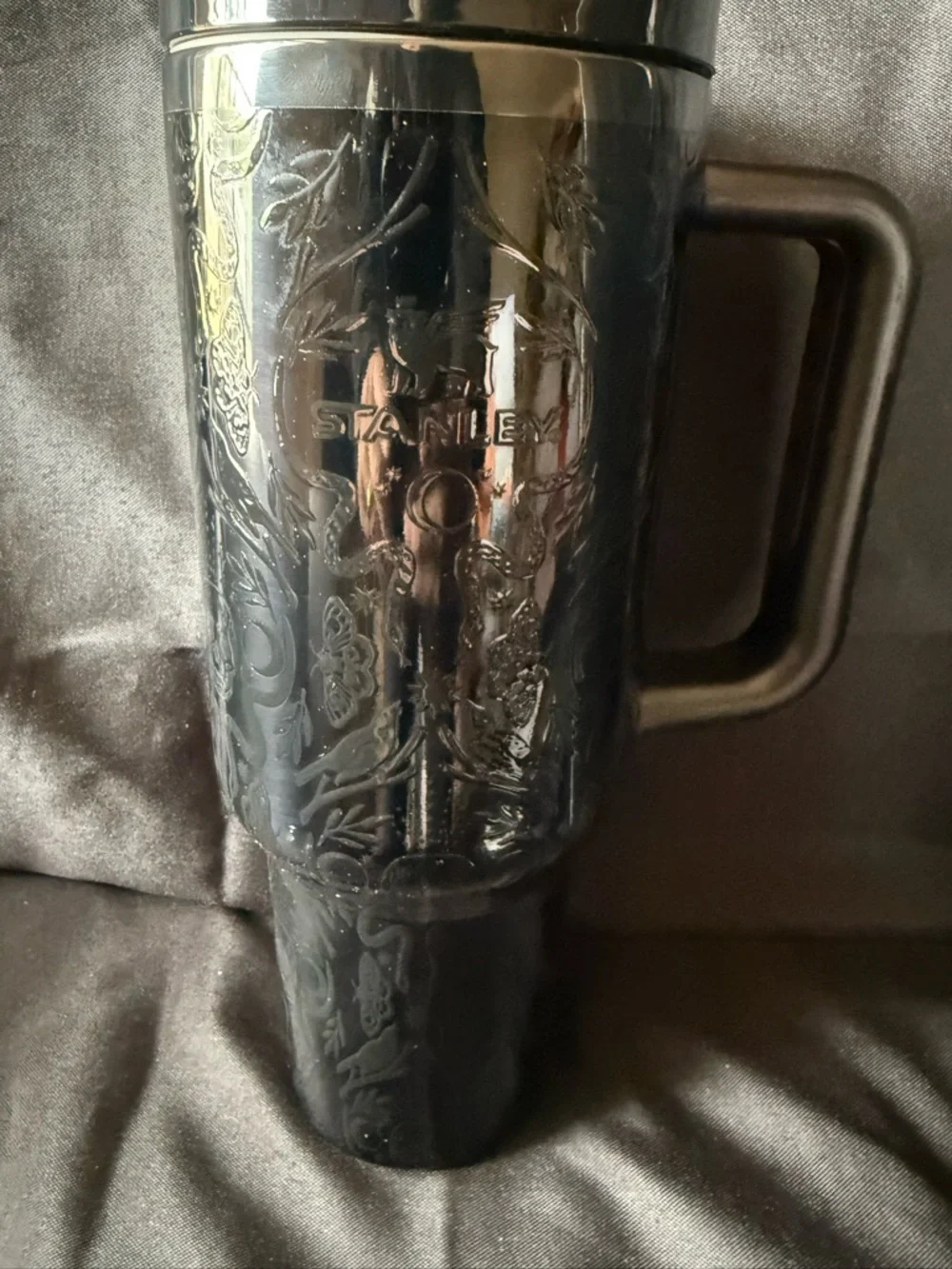 New Stanley 40oz Special Halloween Black Detailed With Box Straw Topper Bag - Picture 5 of 13